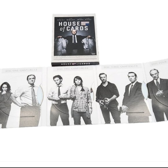 House Of Cards Complete Seasons 1 & 2 TV Show DVD Set Mini Series - Picture 3 of 5